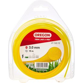 Trimmeri jõhv Oregon 3,0 mm x 15 m, kollane