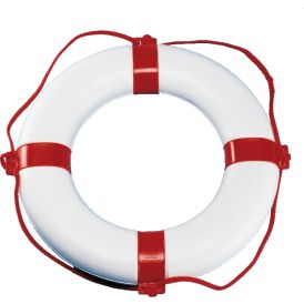 Päästerõngas Seilflechter valge/punane Ø 60 cm