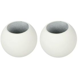 Kardinapuu ots Expo Ambiente Ball Ø 20 mm elevandiluu valge