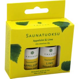 Saunaaroomid Emendo apelsin ja laim 2 x 10 ml
