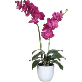 Kunstlill orhidee potis violetne 66 cm