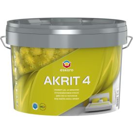 Lae- ja seinavärv Eskaro Akrit 4 A valge 2,85 l