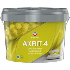 Lae- ja seinavärv Eskaro Akrit 4 A valge 9,5 l