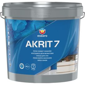 Seinavärv Eskaro Akrit 7 A valge 4,75 l