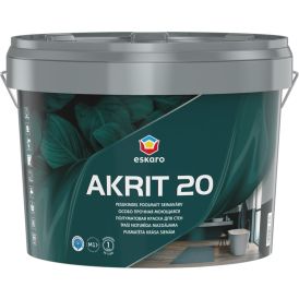 Seinavärv Eskaro Akrit 20 A valge 9,5 l