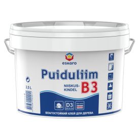 Niiskuskindel puiduliim Eskaro B3 2,5 l