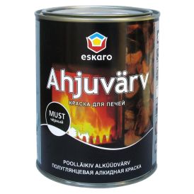 Ahjuvärv Eskaro must - 0,9 l