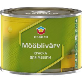 Mööblivärv Eskaro A 0,45 l, valge