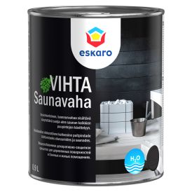 Saunavaha Eskaro Vihta 0,9 l, must