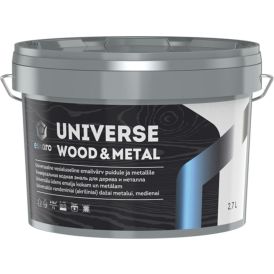 Universaalvärv Eskaro Universe Wood & Metal 2,7 l tumepruun