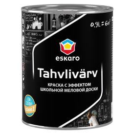 Tahvlivärv Eskaro 0,9l, must