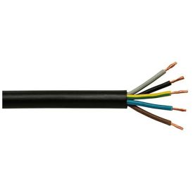 Kummikaabel Kabelexpress H07RN-F5x4,0 mm² must, jooksva meetriga