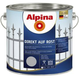 Metallivärv Alpina Direkt Auf Rost 2,5 l, hall läikiv