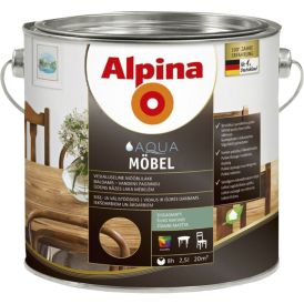 Mööblilakk vesialuseline Alpina Aqua Möbel 2,5 l siidjasmatt