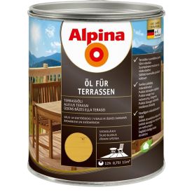 Terrassiõli Alpina Öl Für Terrassen Hell, hele 0,75 l