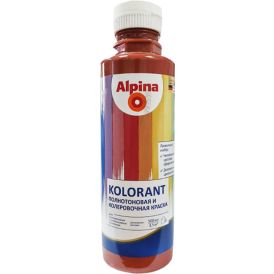 Toonimispasta Alpina Kolorant 0,5 l punakaspruun