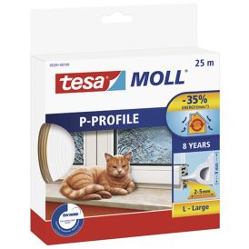 Kummitihend tesa® Moll P-Profile 25 m pruun