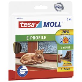 Kummitihend tesa® Moll E-profile 6 m pruun