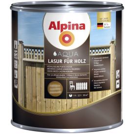 Puidulasuur Alpina Aqua Lasur Für Holz 2,5 l lehis