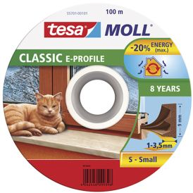 Aknatihend tesamoll® Classic E-profile 2 x 50 m pruun, jooksva meetriga