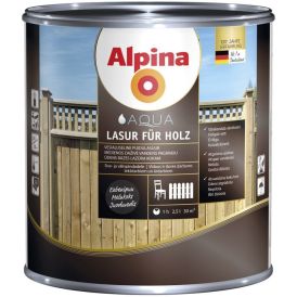 Puidulasuur Alpina Aqua Lasur Für Holz 2,5 l eebenipuu
