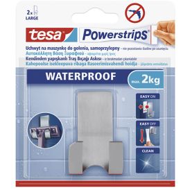 Nagi tesa® Powerstrips Waterproof Metal 2-konksuga