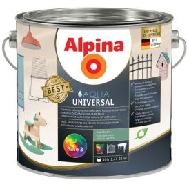 Vesialuseline emailvärv Alpina Aqua Universal 2,4 l siidjasmatt
