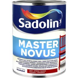Puit- ja metallpinna värv Sadolin Master Novus BW läikiv valge 1 l