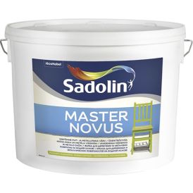 Puit- ja metallpinna värv Sadolin Master Novus BW poolmatt valge 10 l