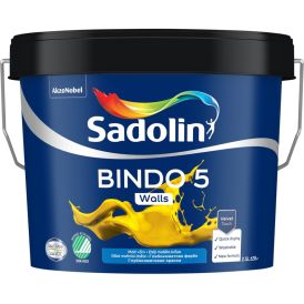 Seinavärv Sadolin Bindo 5 BW valge täismatt 2,5 l