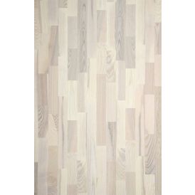 Parkett BW 3-lipiline saar Nature valge matt lakk 13,3 mm