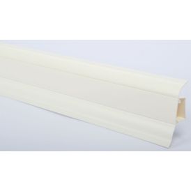Sokliliist Döllken SLK50 PVC valge 25 x 50 x 2500 mm