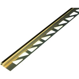 Plaadiliist Dione ümar 10 x 2700 mm roostevaba teras messing