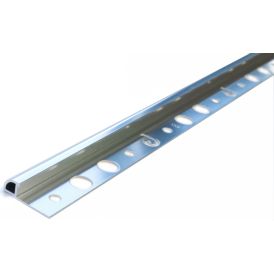 Plaadiliist Dione ümar alu hõbedane läikiv 8 x 2500 mm