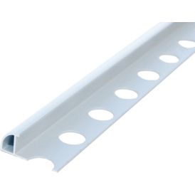 Plaadiliist Dione ümar alu valge 8 x 2500 mm