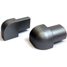 Plaadiliistu välisnurk Dione ümar 12 mm Nordic graphite 2 tk