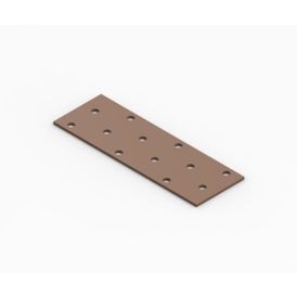 Naelutusplaat Arras 120 x 40 mm pruun
