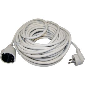 Pikendusjuhe Acuma H05VV-F3G1,5 mm, valge 2 m