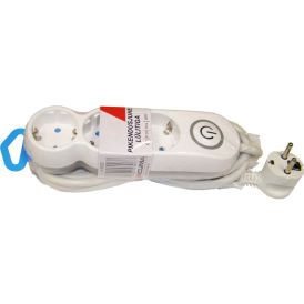 Pikendusjuhe lülitiga 3-pesa, 3 m