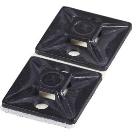 Kaablisidemealus Haupa 19 x 19 mm, 100 tk, must