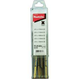 SDS-Plus-puuride komplekt Makita D-40593 10-osaline