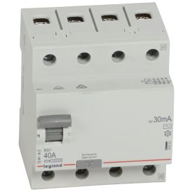 Rikkevoolukaitselüliti Legrand RX³ 4P 40A