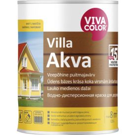 Puitmajavärv Vivacolor Villa Akva 0,9 l, värvitu