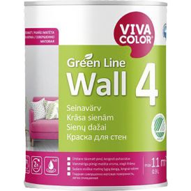 Seinavärv Green Line Wall 4 täismatt 0,9 l