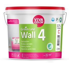 Seinavärv Vivacolor Green Line Wall 4 2,7 l