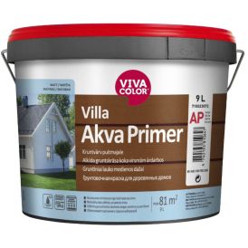 Kruntvärv Vivacolor Villa Akva Primer AP 9 l, valge