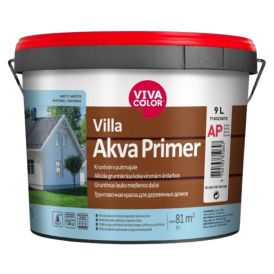 Kruntvärv Vivacolor Villa Akva Primer C ainult toonimiseks 9 l