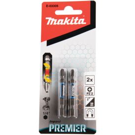 Kruvikeeraja otsikud Makita Torsion Impact Premier PZ2 2 tk