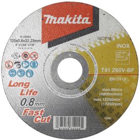 Lõikeketas Makita E-22953 125 x 0,8 mm Z60V-BF, rst/metall