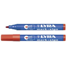 Marker ümara otsaga punane